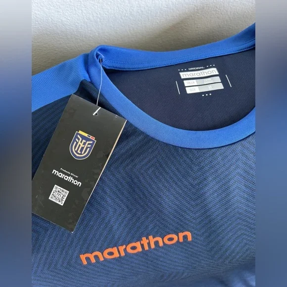 Marathon Authentic Ecuador Team Training Sleeveless Soccer Jersey Men’s Sz XL - Picture 4 of 5